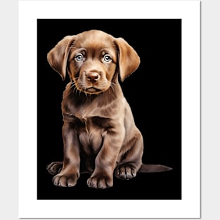 Puppy Labrador Retriever Posters and Art